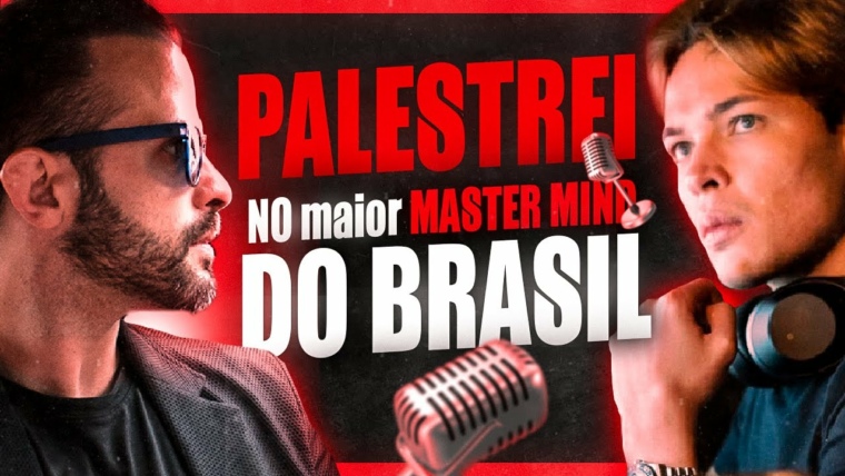 Palestrei no maior Master Mind de Marketing Digital do Brasil