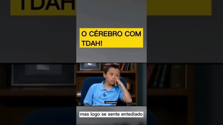 O cérebro de alguém com TDAH 🤔