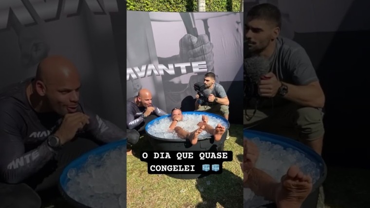 5 MINUTOS IMERSO EM 300KG DE GELO 🧊