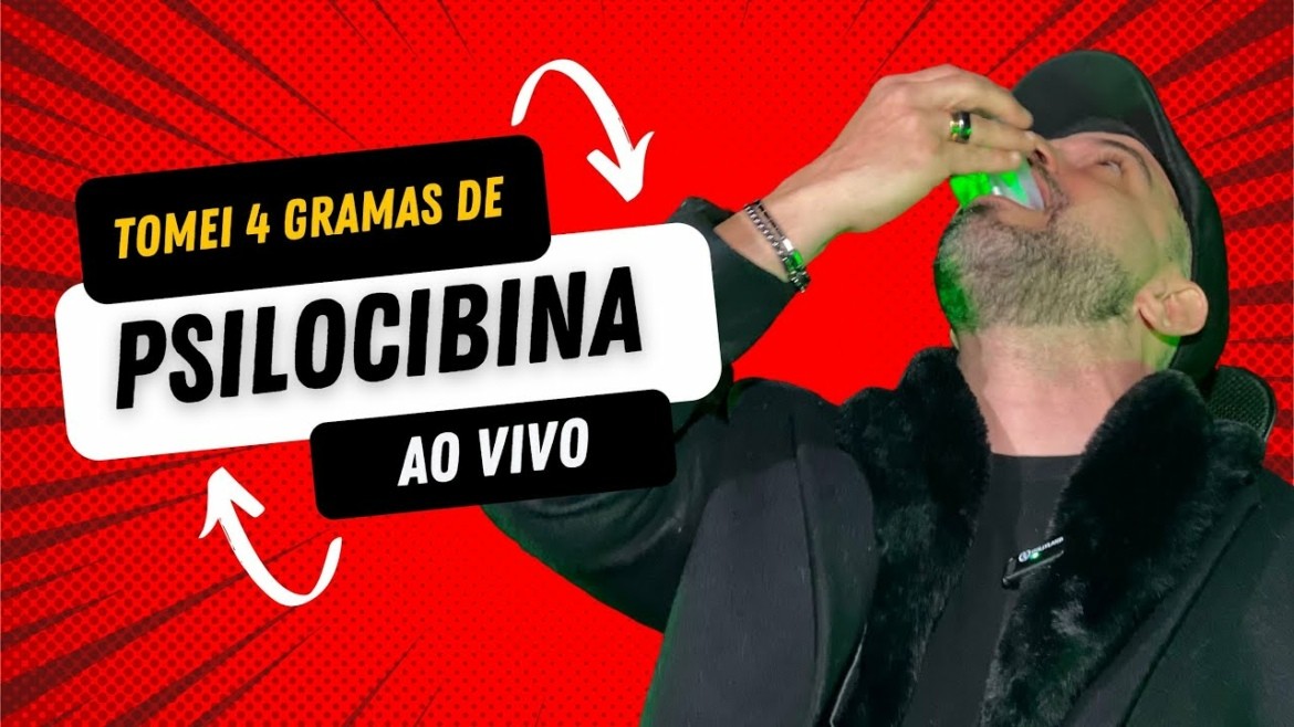 Vivendo uma Viagem Psicodélica: Tomei 4 Gramas de Psilocibina ao VIVO