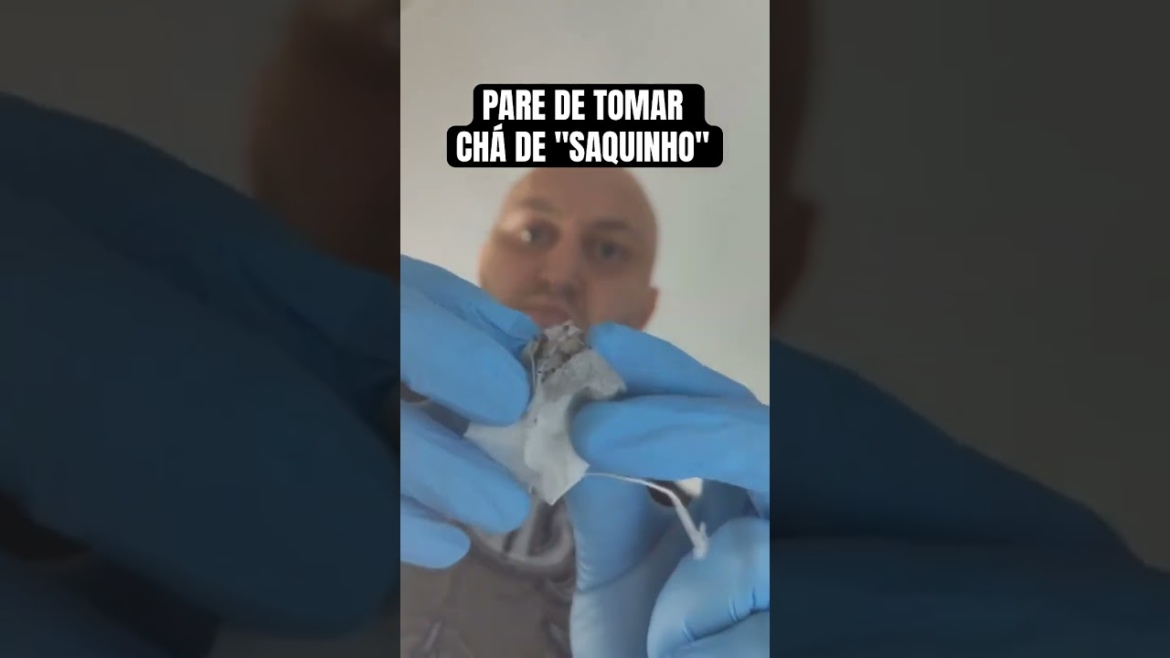 PARE DE TOMAR CHÁ DE "SAQUINHO" #curiosidades #shortsviral