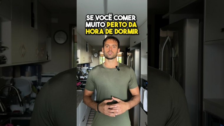 Esse é o problema de comer perto da hora de dormir #hormônios #sono #alimentação